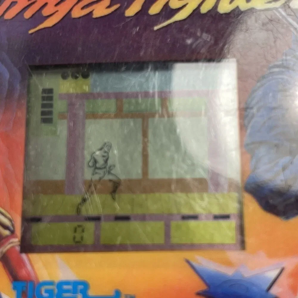 Tiger Electronics Ninja Fighter Handheld LCD Electronic Game 1991 Tested Working